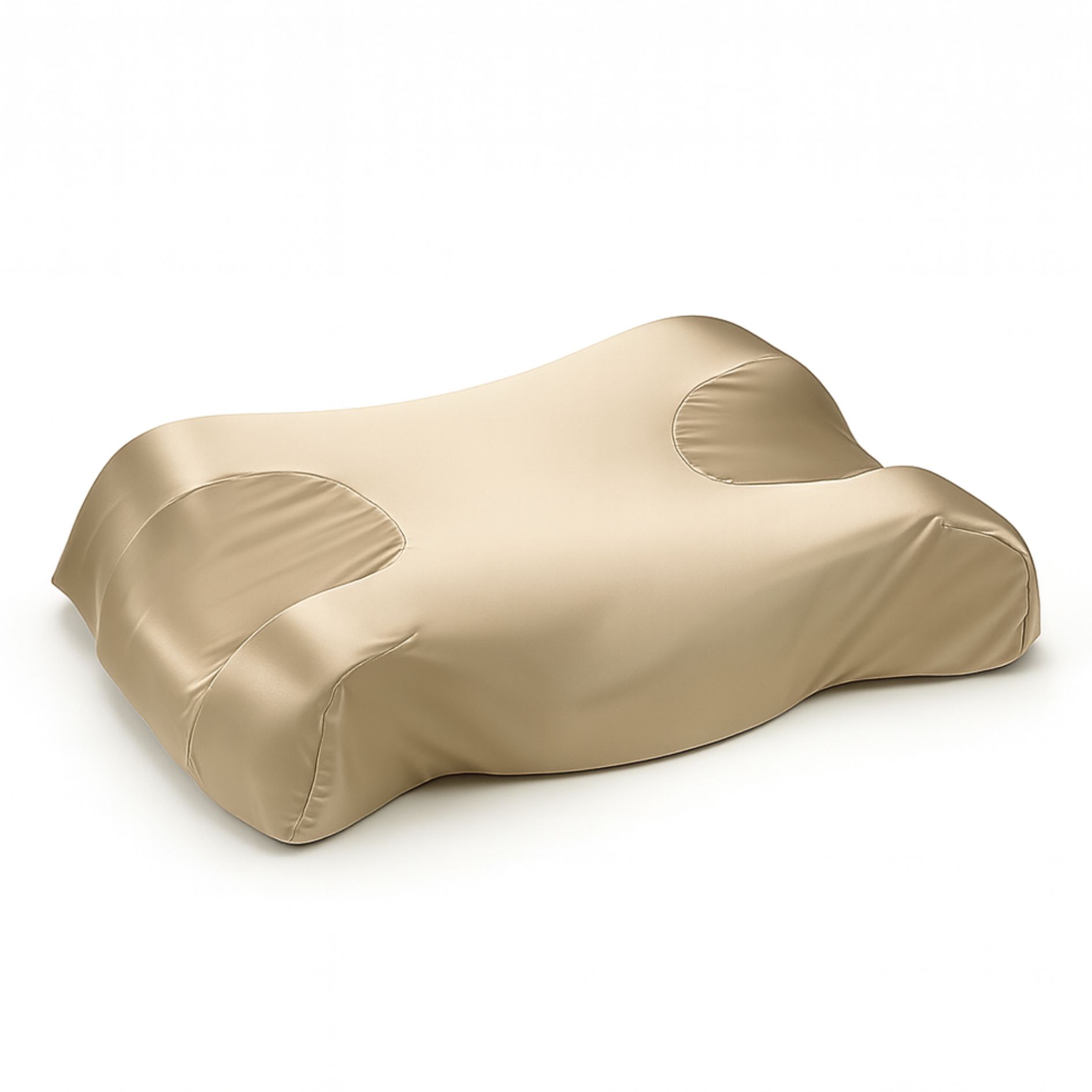 Poduszka przeciwzmarszczkowa Qrown z jedwabną poszewką Premium