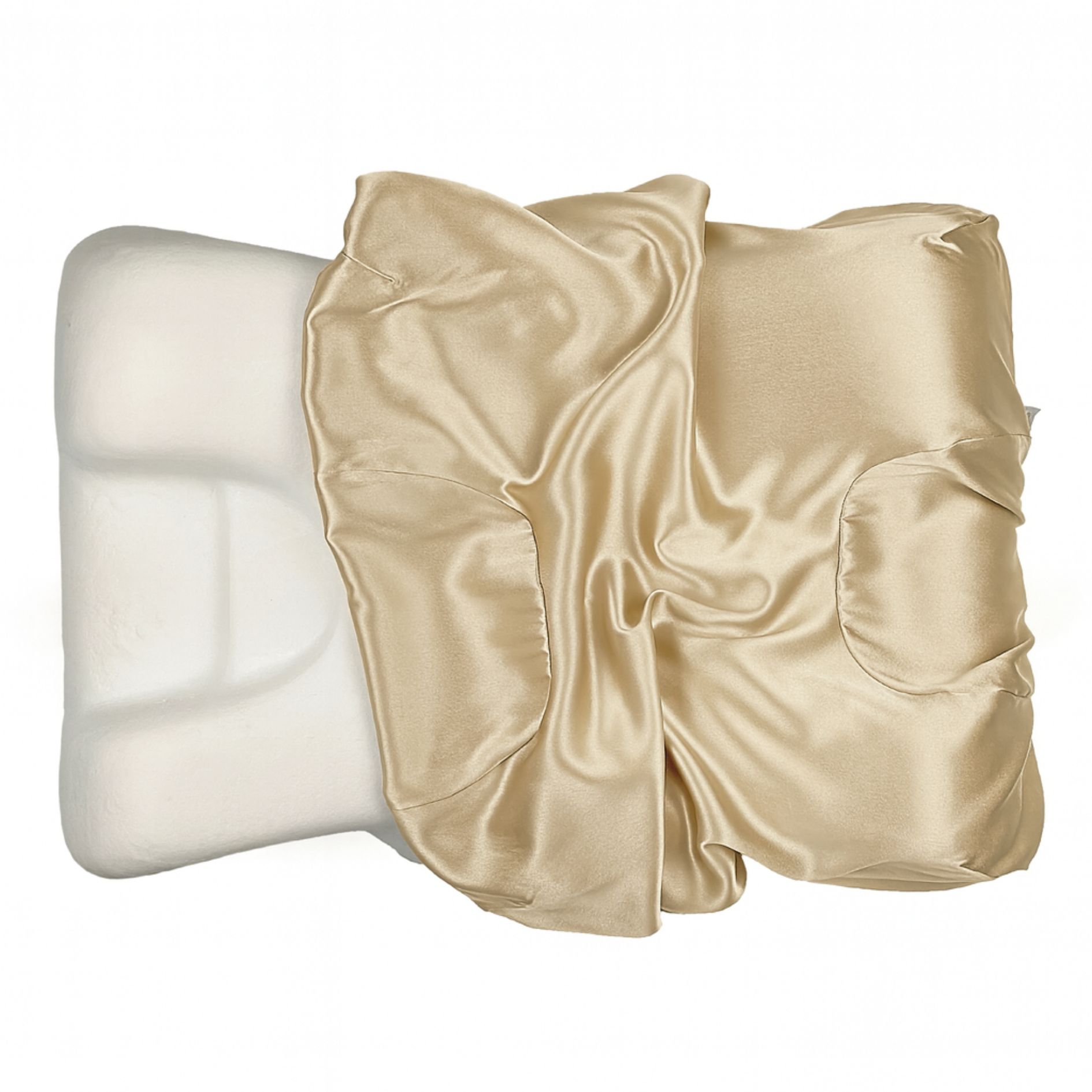 Jedwabna poszewka do poduszki przeciwzmarszczkowej Qrown Premium