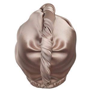 jedwabny recznik turban bezowy Queen Sleep 1