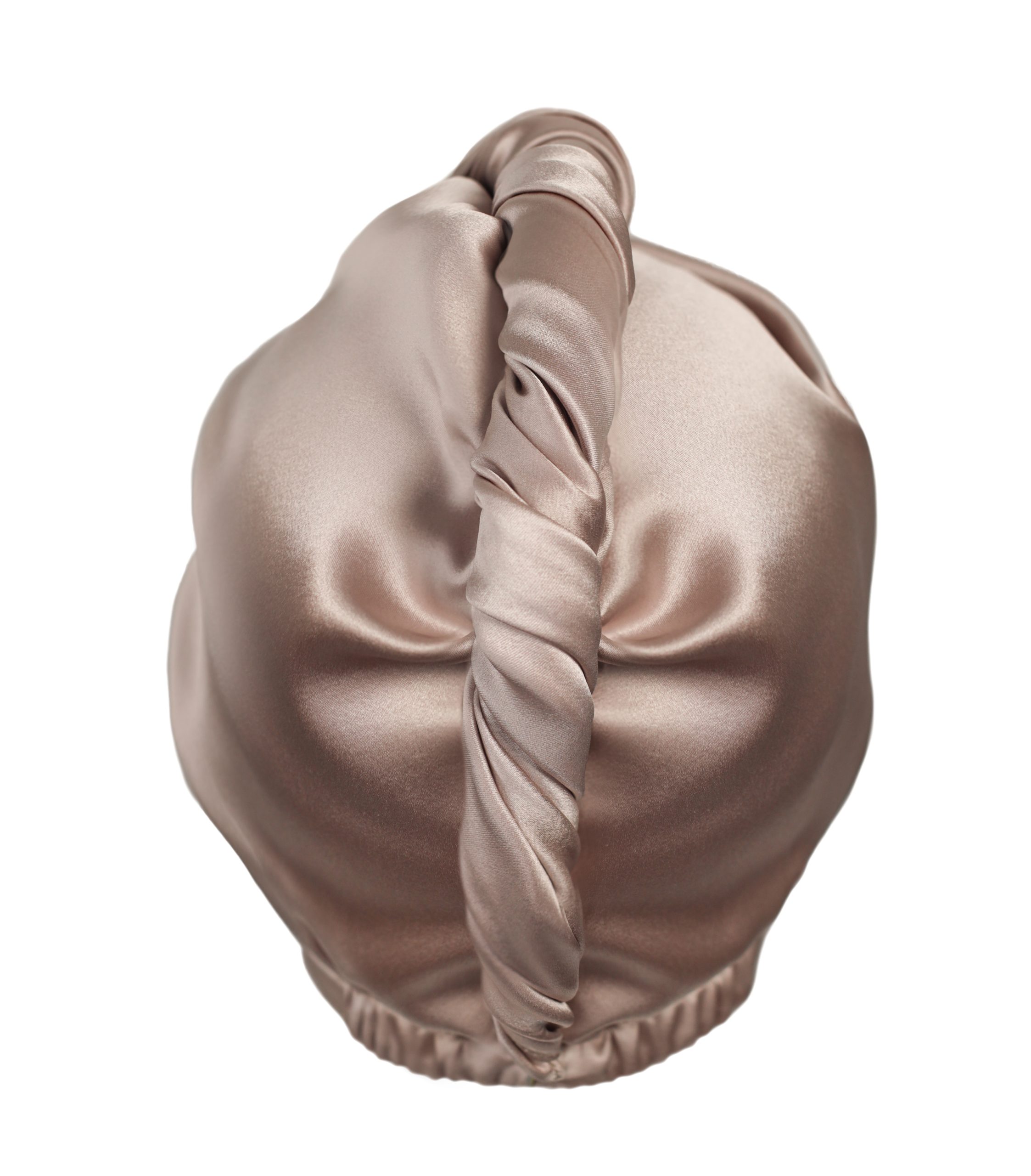 jedwabny recznik turban bezowy Queen Sleep 1