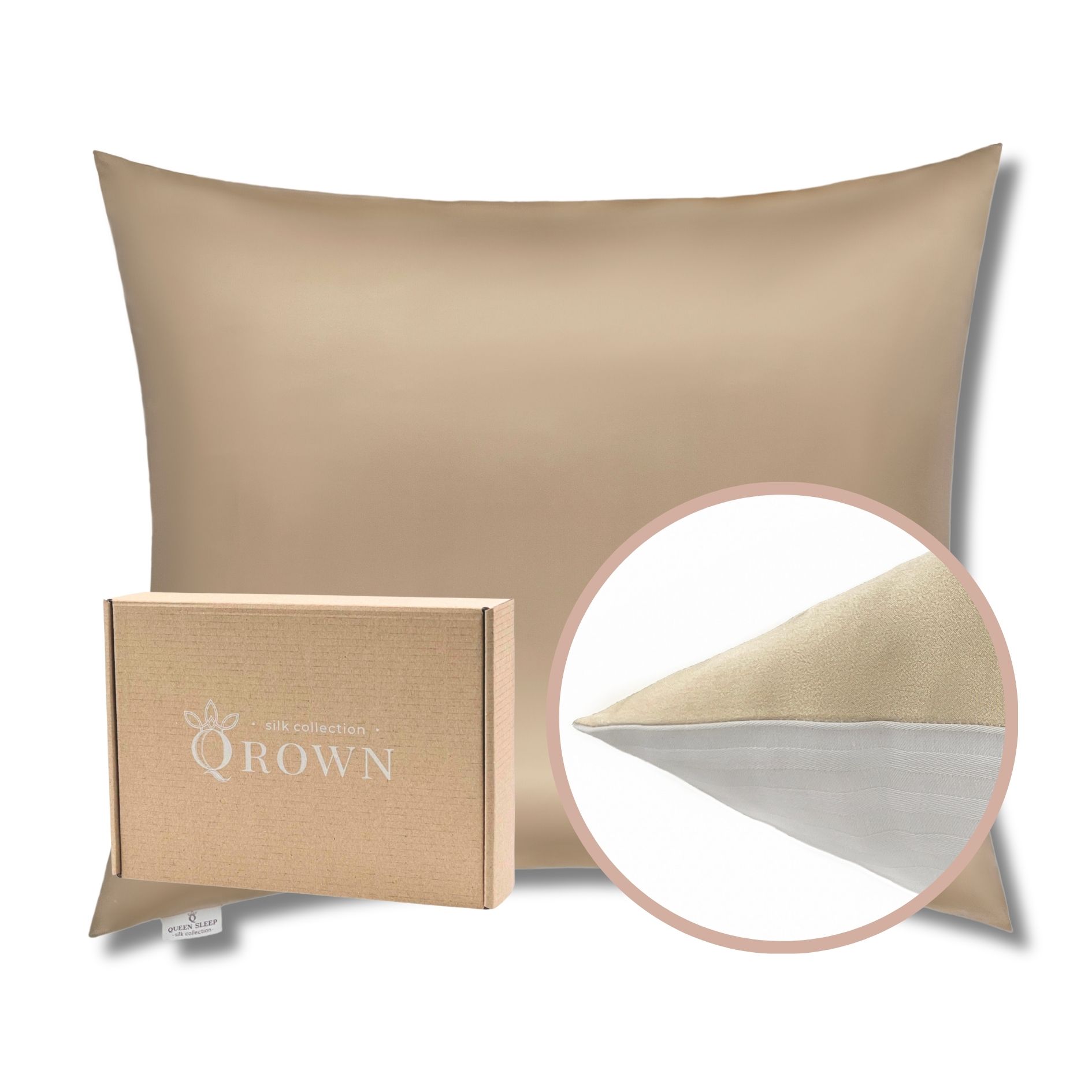 Poszewka Jedwabna 50x60cm z Bawełną: Różne Kolory