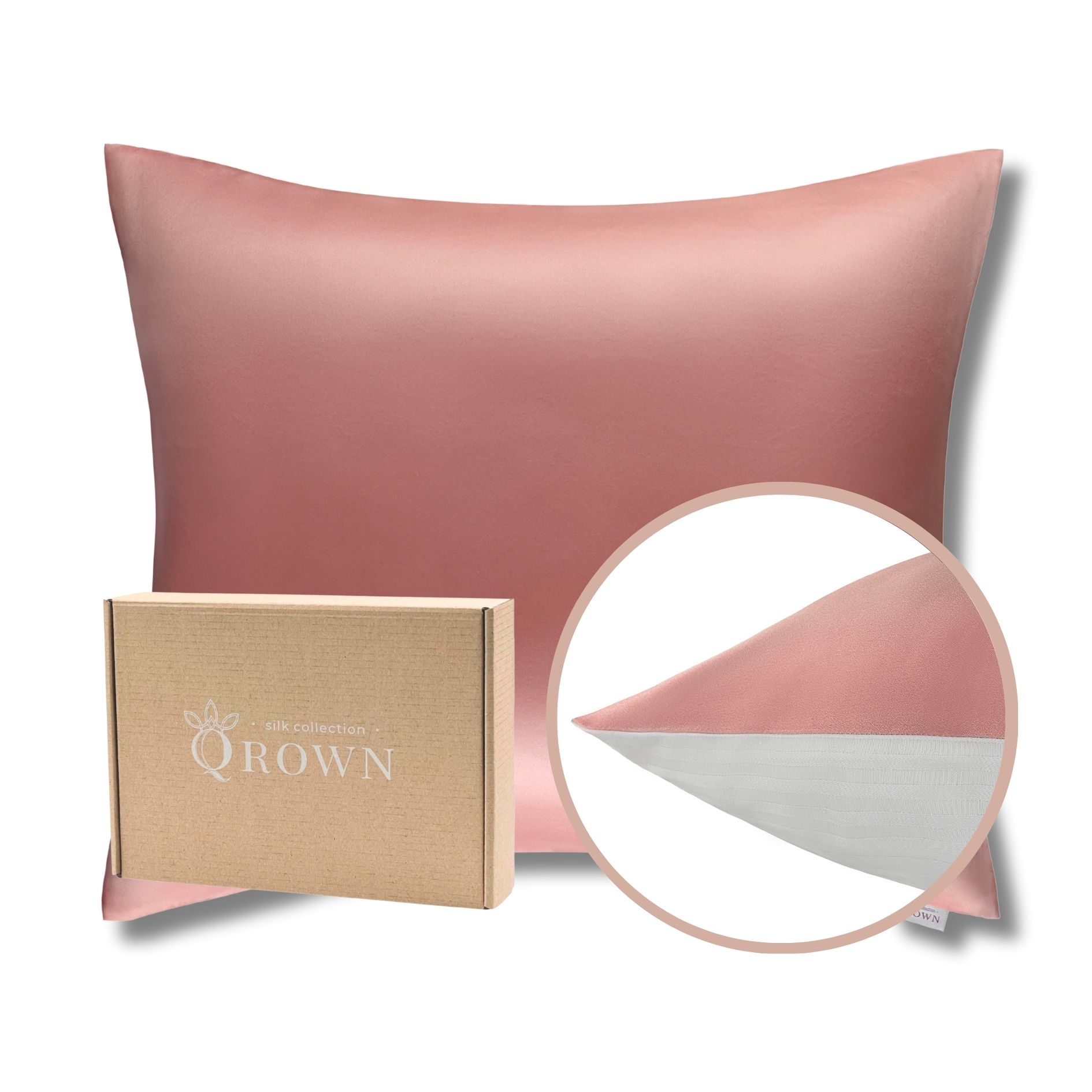 Poszewka Jedwabna 40x60cm z Bawełną: Różne Kolory