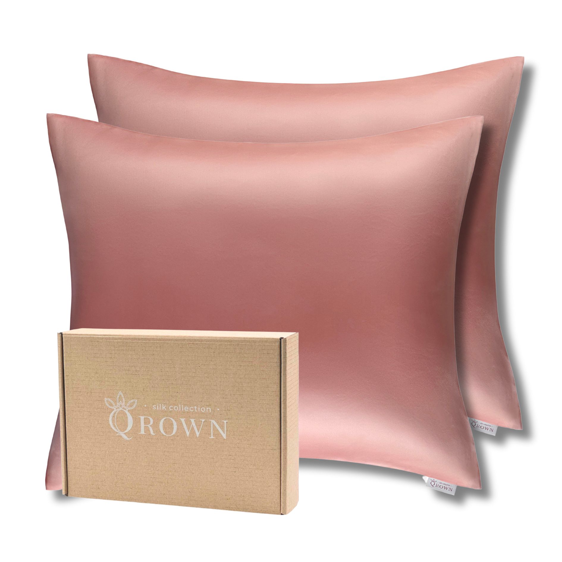 Poszewka Jedwabna 50x60cm Zestaw 2 szt, 100% Jedwab: Różne Kolory