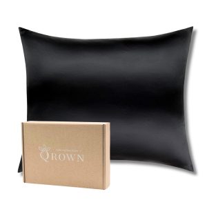 poszewka jedwabna czarna