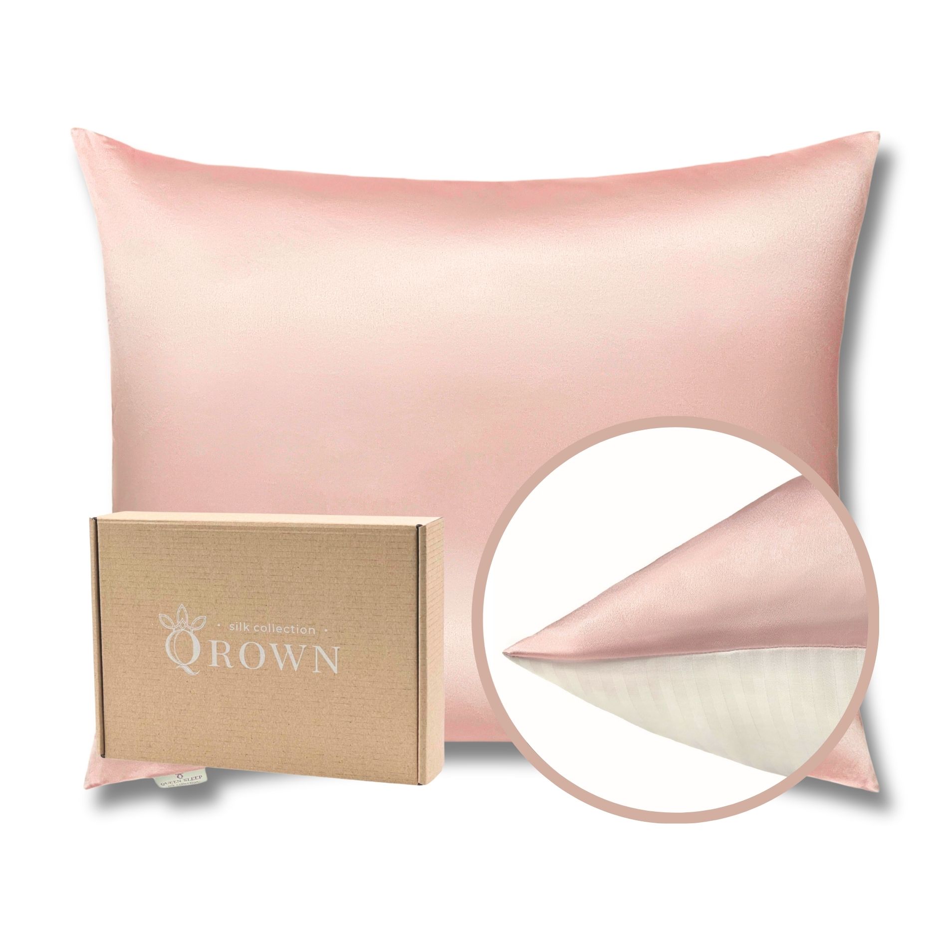 Poszewka Jedwabna 50x70cm z Bawełną: Różne Kolory