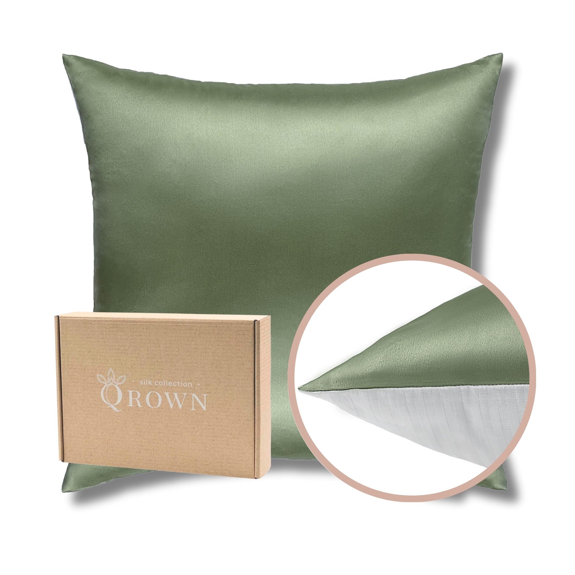 Poszewka Jedwabna 40x40cm z Bawełną: Różne Kolory